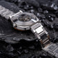 Luxury Men Watch Wooden 45mm Skeleton Automatic