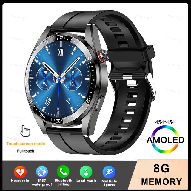 New 8G Memory Smart Watch AMOLED 454*454 HD