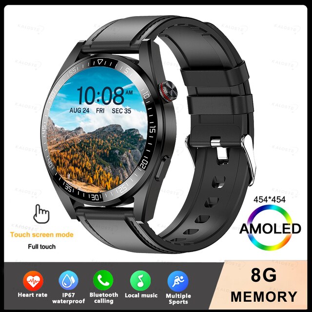 New 8G Memory Smart Watch AMOLED 454*454 HD