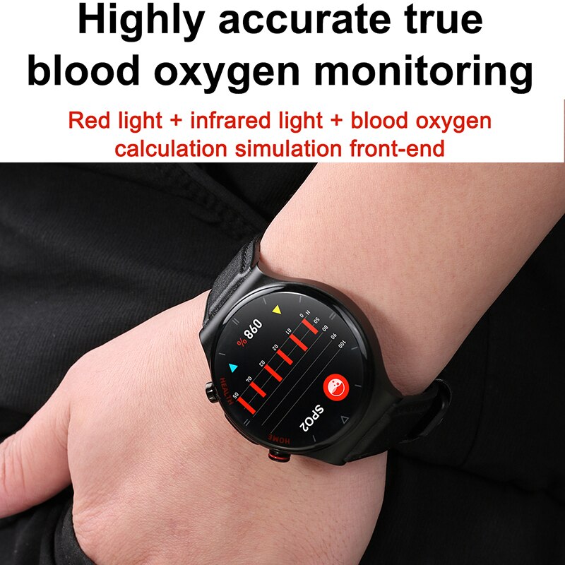 New Smart Watch Men Sangao Laser Health Heart Rate Blood