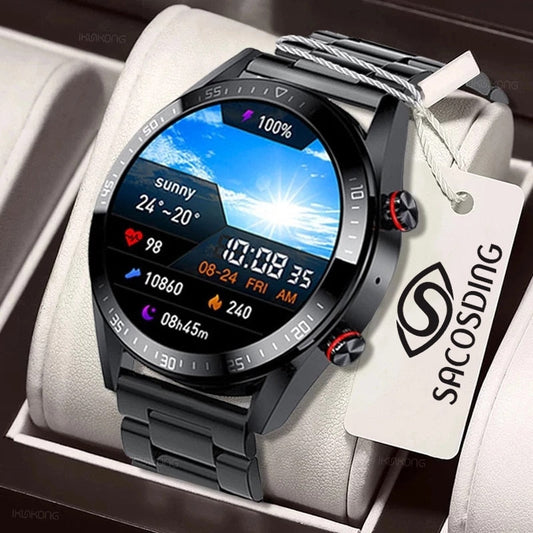 454*454 HD screen smart watch always display the time bluetooth