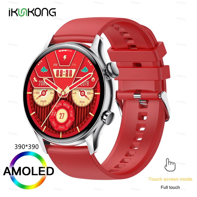 2022 New smart watch mens 1.36 inch Screen Support