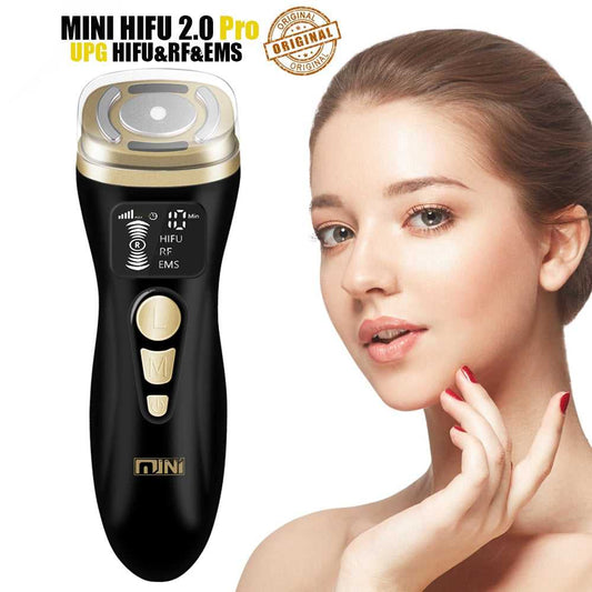 Black Magic Mini HIFU Machine Ultrasound Tightening Skin Care Wrinkle Remove