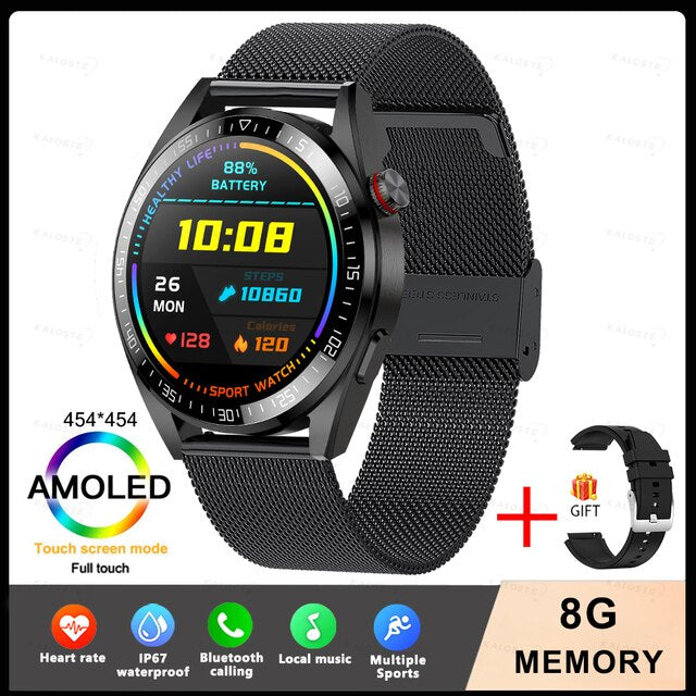 New 8G Memory Smart Watch AMOLED 454*454 HD