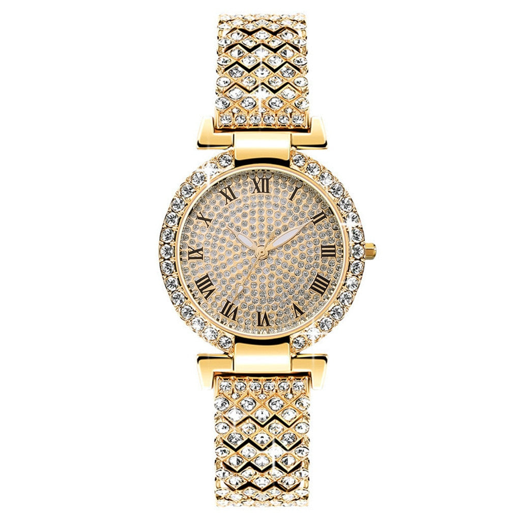 Diamond Women Watches Gold Watch Ladies Wrist