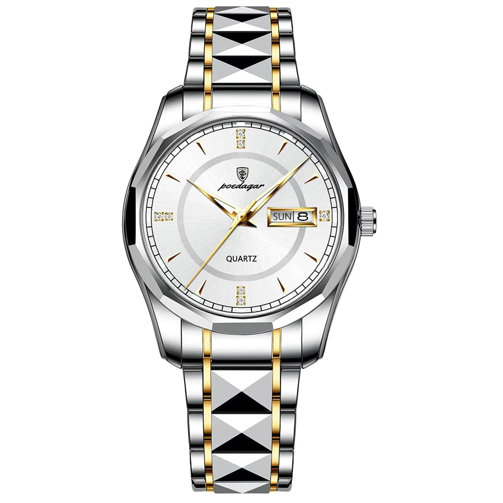 New Fashion Men Watches Stainless Steel Top Brand Luxury