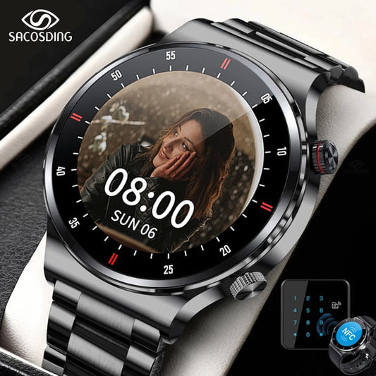 New Bluetooth Call Smart Watch Men Full Touch Screen Sports