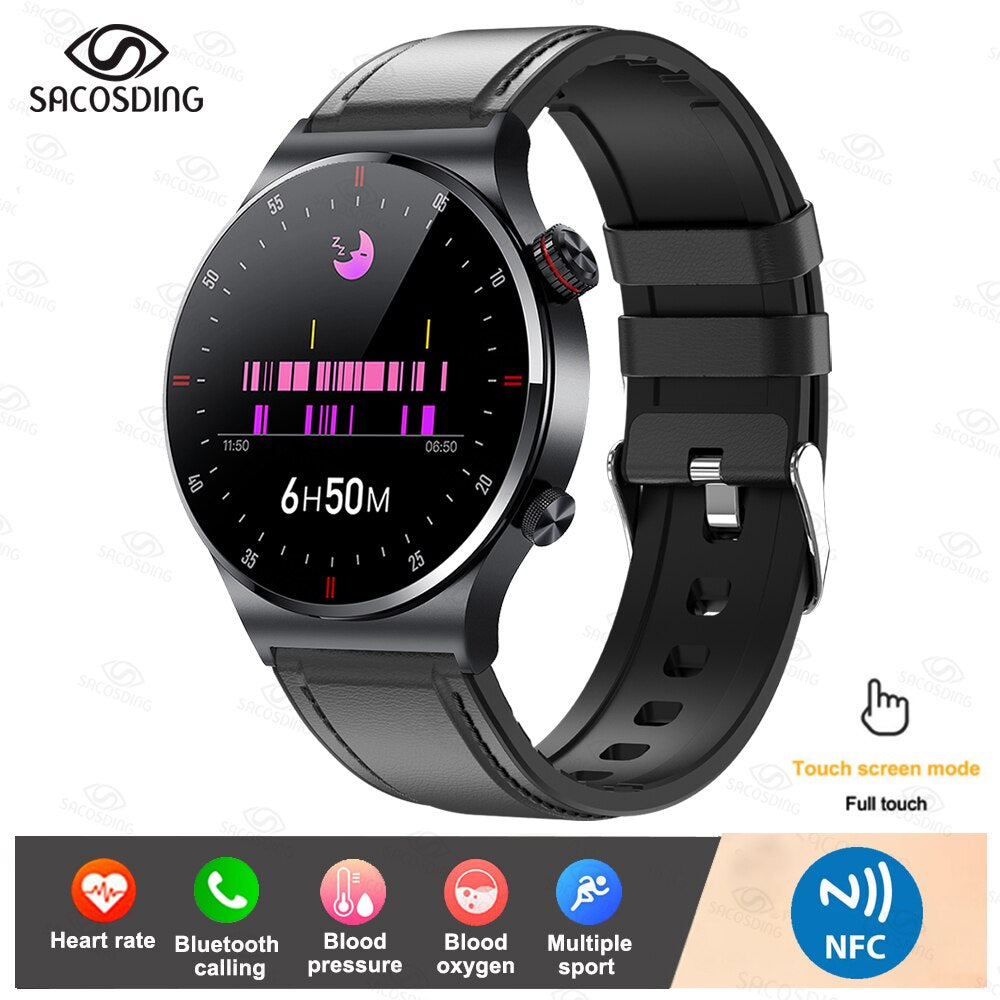 New Bluetooth Call Smart Watch Men Full Touch Screen Sports