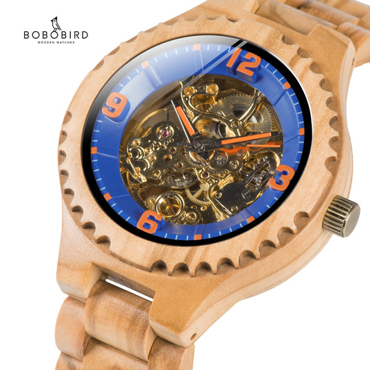 Wood Watch Men Luxury Brand Automatic