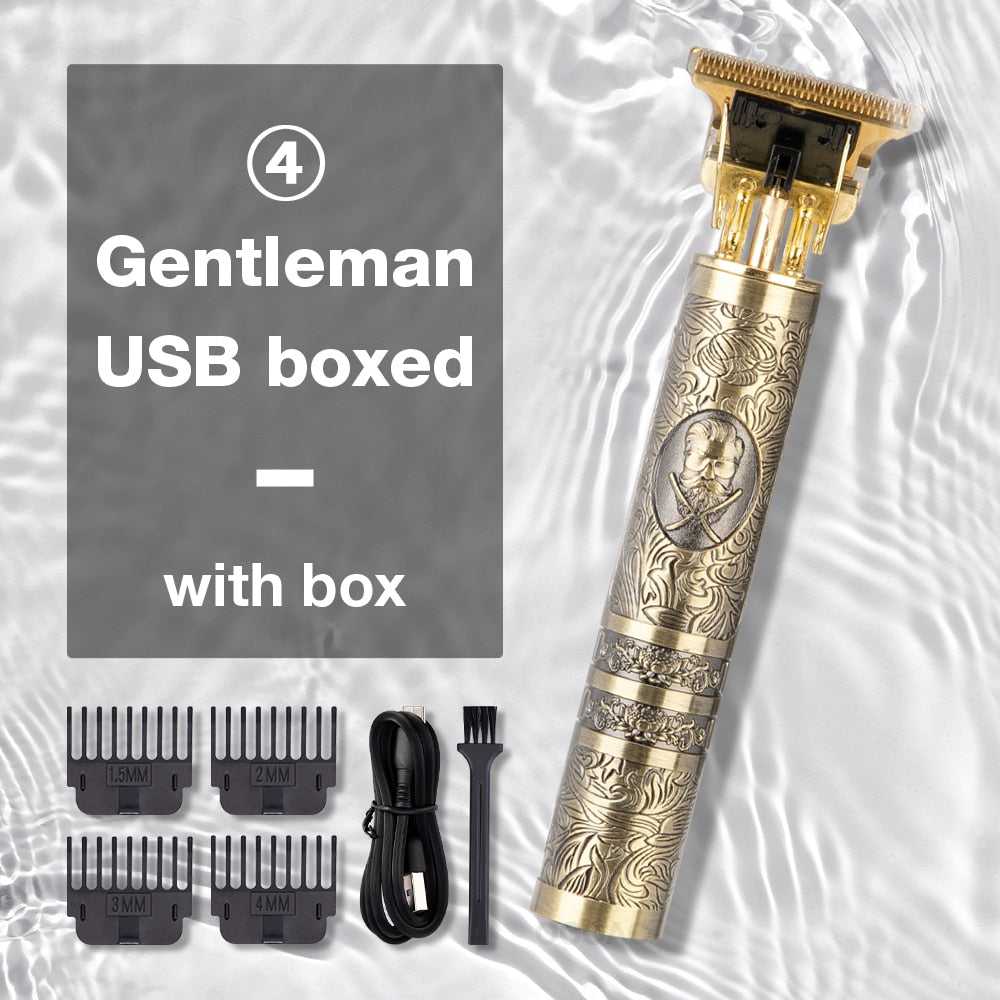 Hair Cutting Machine T9 Vintage Hair Trimmer for Men Barber Clippers