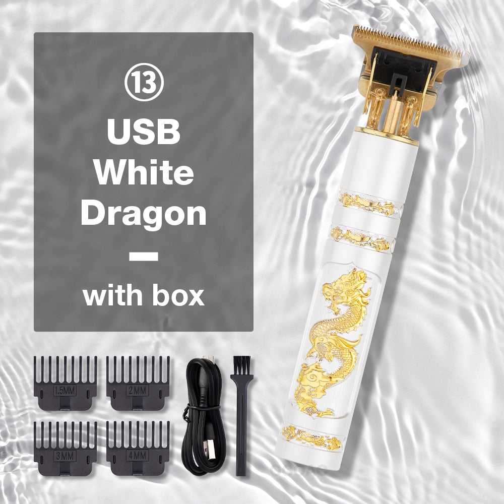 Hair Cutting Machine T9 Vintage Hair Trimmer for Men Barber Clippers