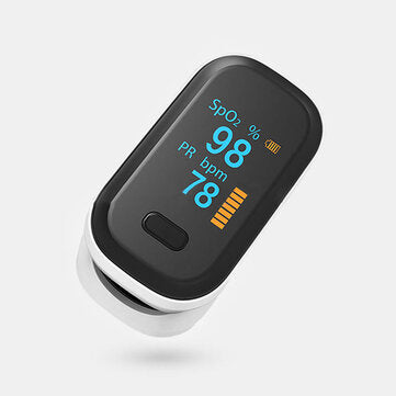 Finger oximeter- [oximeter] Dual OLED display technology.