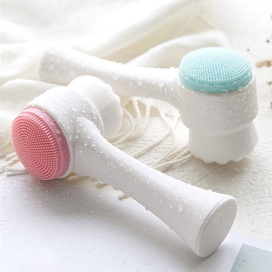 Silicone Facial Cleansing Scrub Exfoliating Freckles Facial Cleansing Brush Beauty Tools