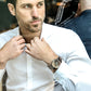 Men's Handcrafted Engraving Ebony & Rose Wood Watch - Best Gift Idea! - TEXVIN